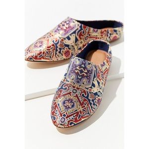 UO Jacquard Mule Patterned Shoe